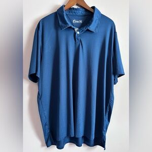 Men's Zyia Active Blue Polo Size 2XL